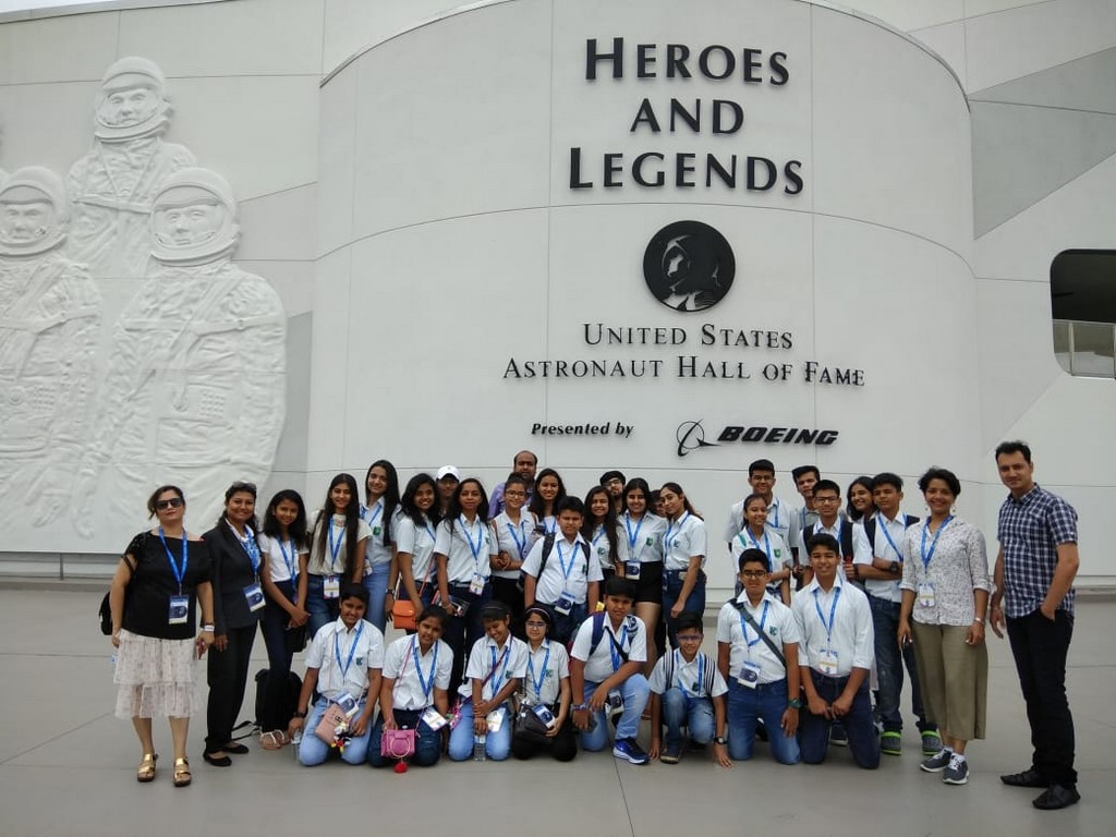 STUDENTS OF THE MILLENNIUM SCHOOL, LUCKNOW AT NASA