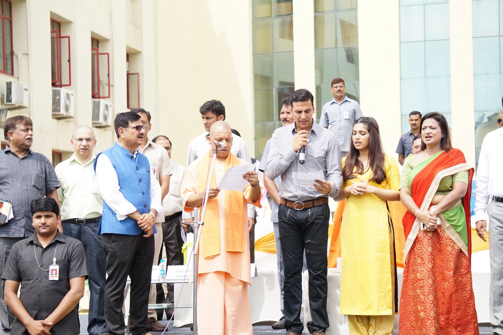 CLEAN INDIA CRUSADE AT THE MILLENNIUM SCHOOL