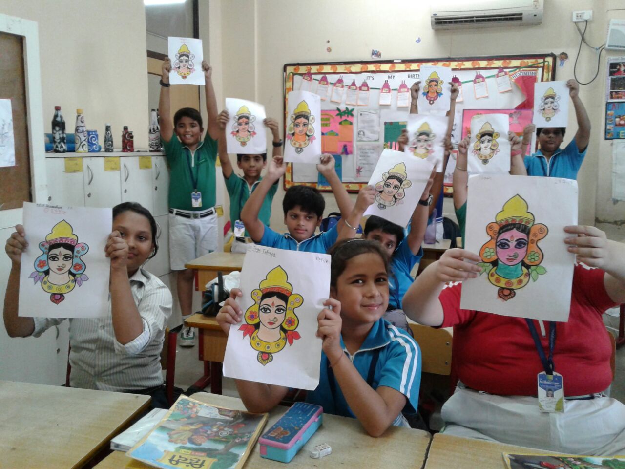 DUSSEHRA CELEBRATED AT THE MILLENNIUM SCHOOL