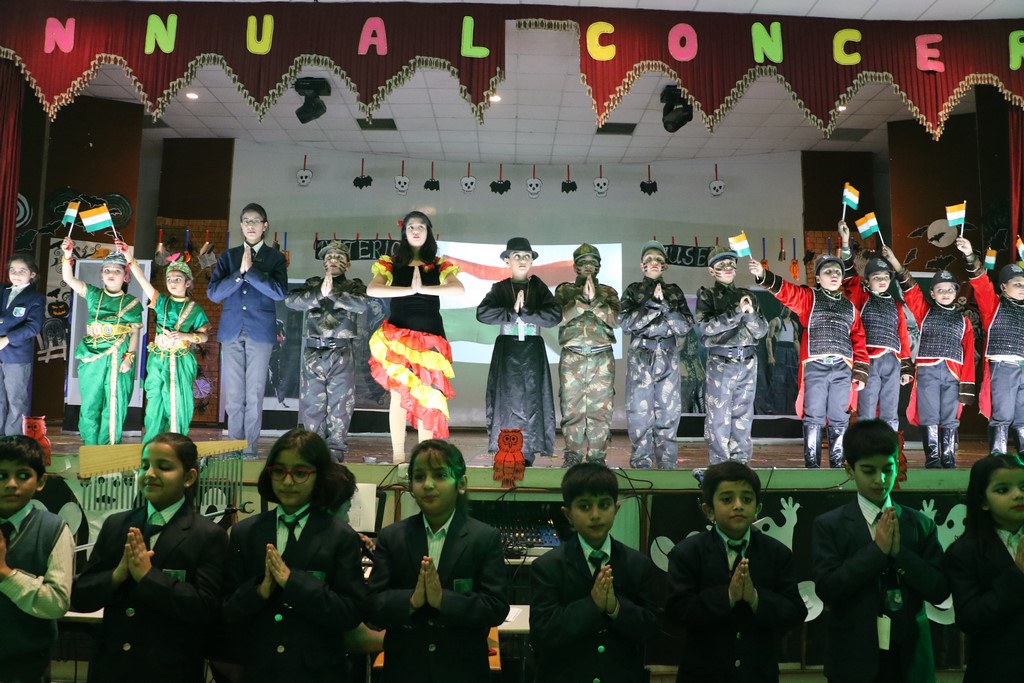 THE ANNUAL CONCERT  OF CLASS IV AT THE MILLENNIUM SCHOOL, LUCKNOW